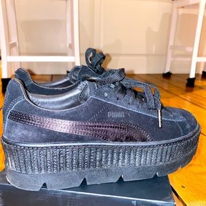FENTY By Rihanna Black Cleated Creeper Platform